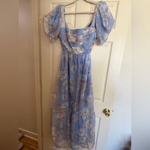 Abercrombie & Fitch Emerson Drama Bow-Back Gown